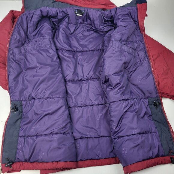 Patagonia Burgundy Ski Snowboarding Puffy Parka Vintage Jacket Size L - Picture 14 of 16